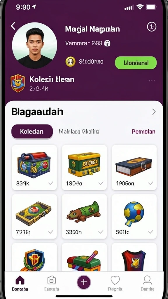 hoye55 - Tampilan antarmuka pengguna yang ramah.